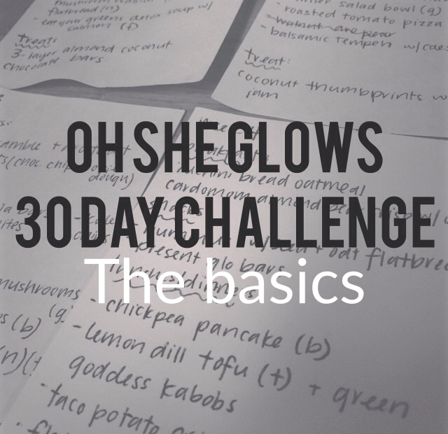 Oh She Glows 30 Day Challenge: Pantry Staples List