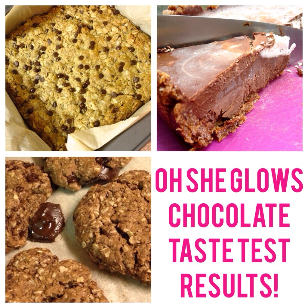 Oh She Glows Chocolate Tasting Challenge – The results!