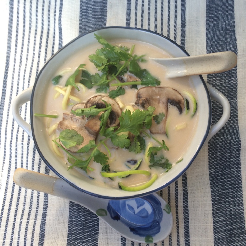 Review of the My New Roots Thai Style Coconut Soup, Raspberry Ripple Buckwheat Porridge and Grilled Zucchini