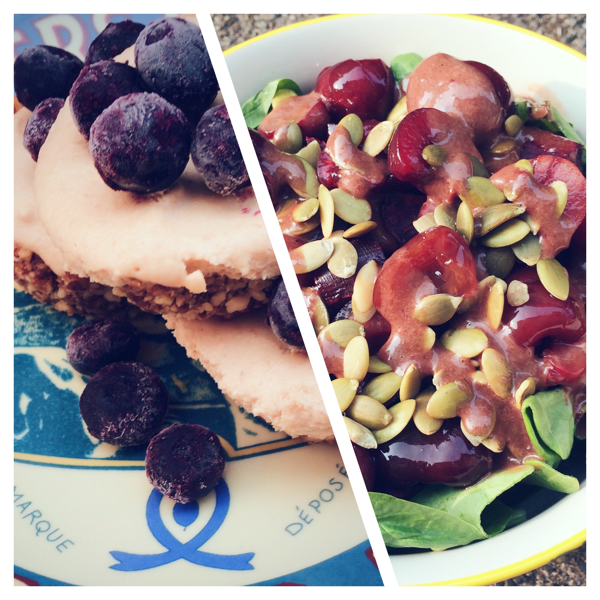 Review of the Minimalist Baker’s Kale Cherry Salad and Cheesecakes