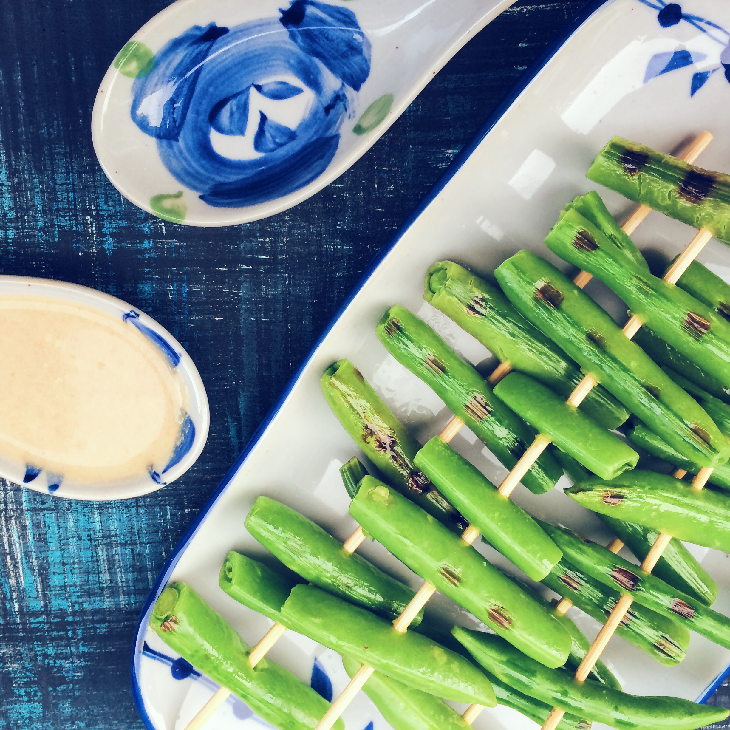 Review of the Thug Kitchen Grilled Snap Peas with Peanut Sauce