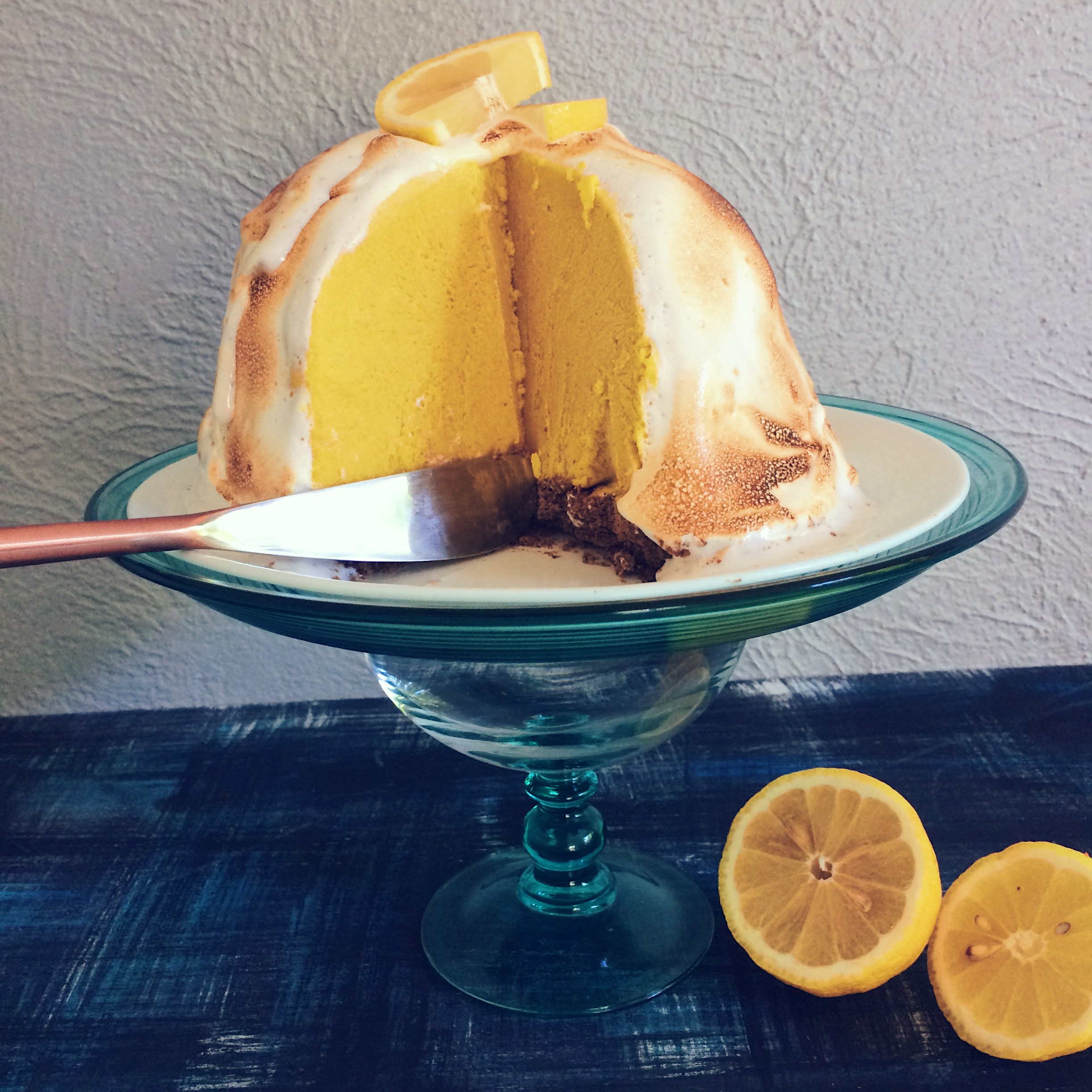 Lemon Meringue Baked Alaska